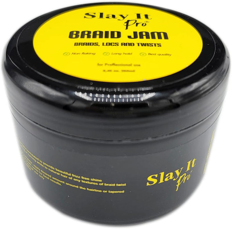 Slay It Pro Braid Jam Super Hold Yellow 8oz