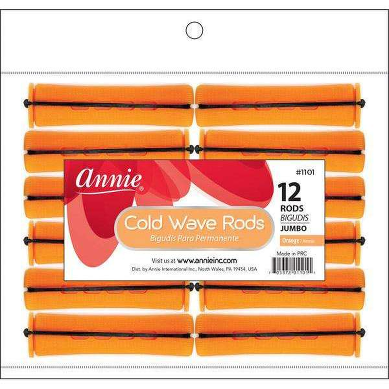 Annie Cold Wave Rod Tangerine 12 Count