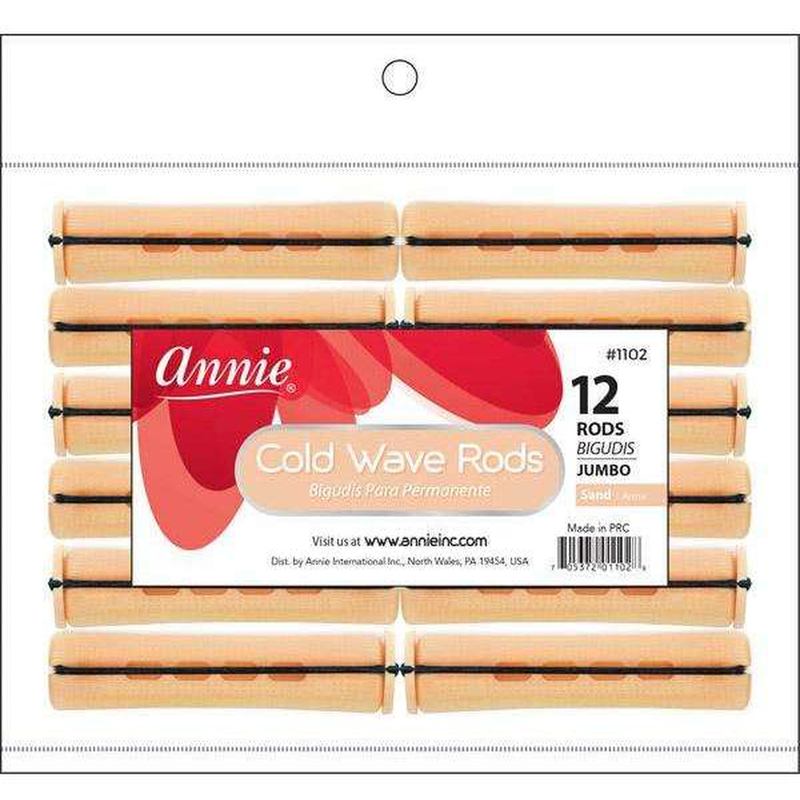 Annie Cold Wave Rod Sand 12 Count
