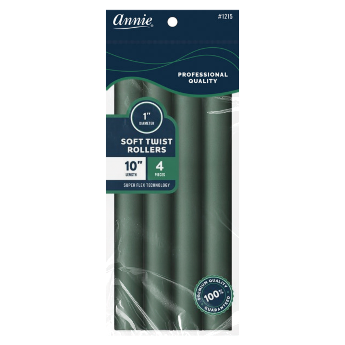 Annie Soft Twist Roller 10"- 1"  4 count