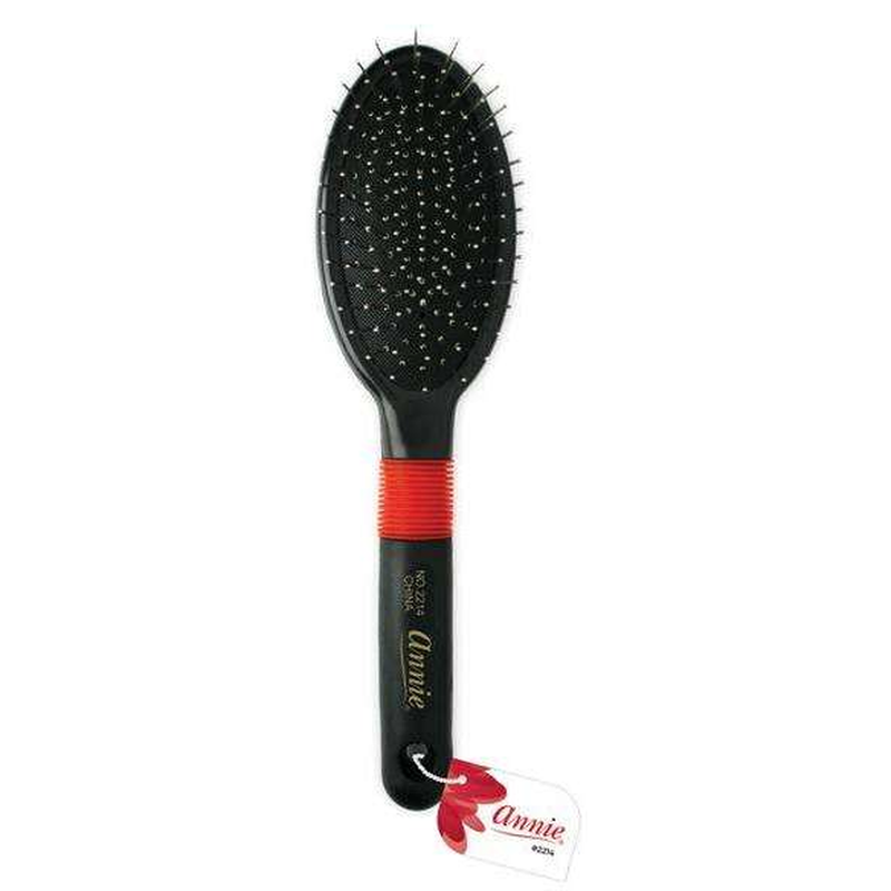 Annie Wire Cushion Brush with Ball-Tipped Bristles