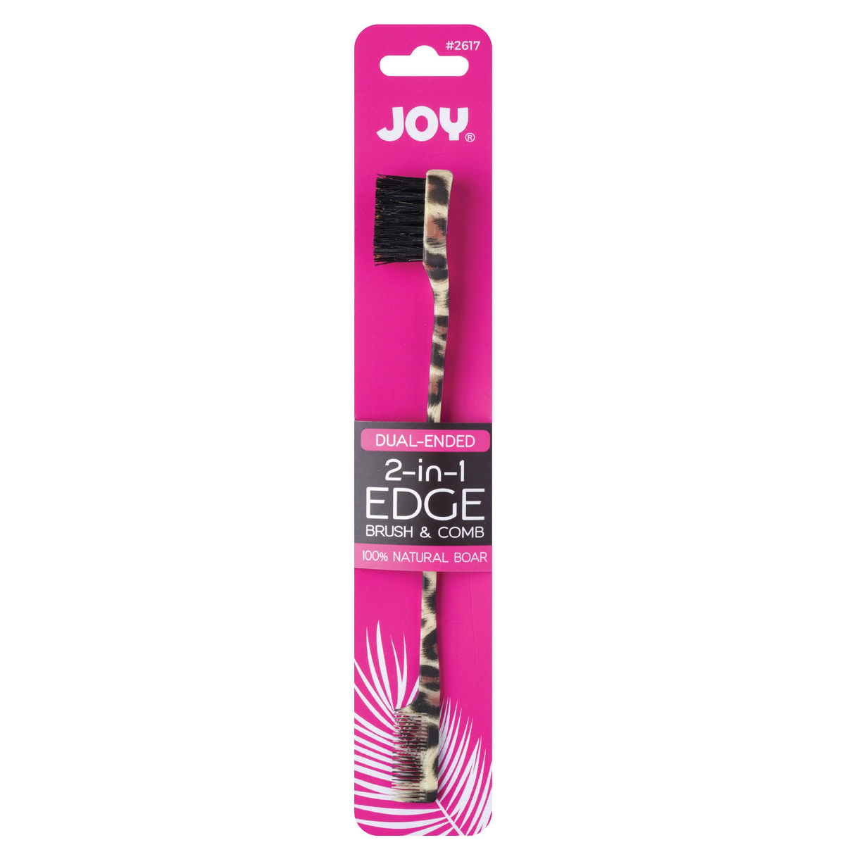 Joy Double-Sided Edge Brush & Comb