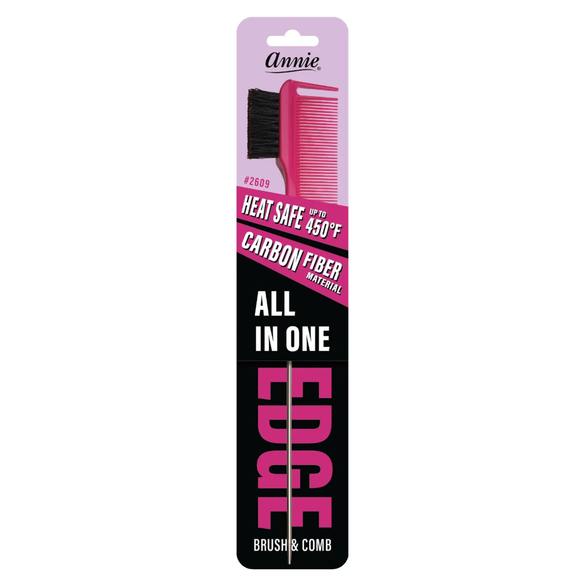 Annie All In One Carbon Edge Brush & Comb