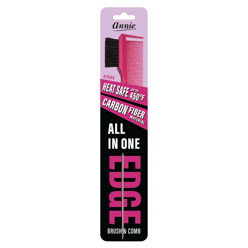 Annie All In One Carbon Edge Brush & Comb