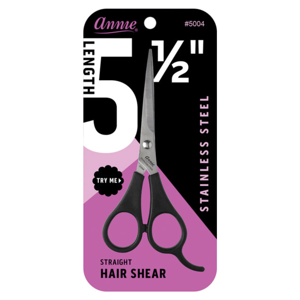 Annie Stainless Steel Hair Shears 5.5 Inch
