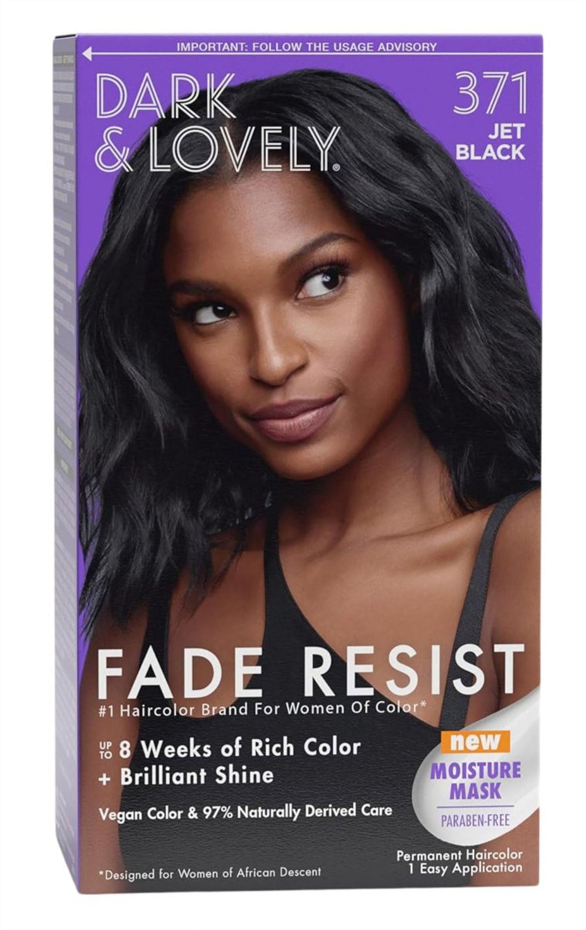 Dark & Lovely Color #371 Jet Black