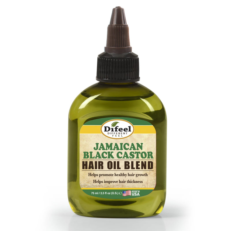 Difeel Premium 99% Natural Jamaican Black Castor Hair Oil 2.5oz