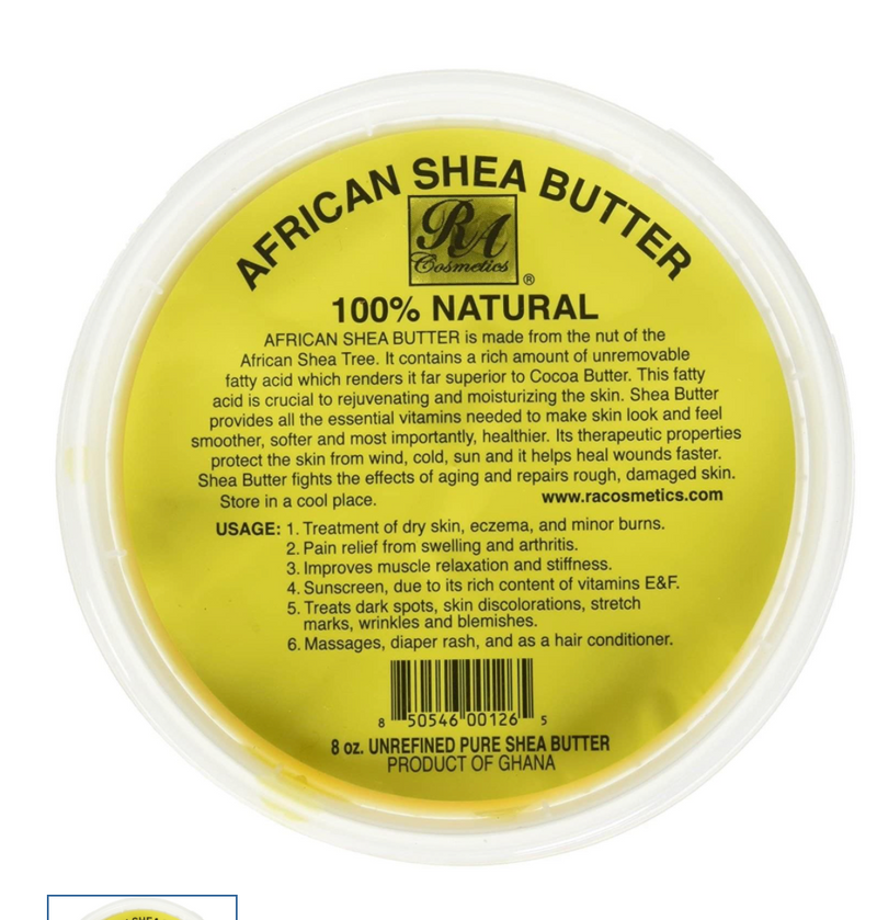 RA 100% Natural African Shea Butter (Ivory) – Smooth & Unrefined