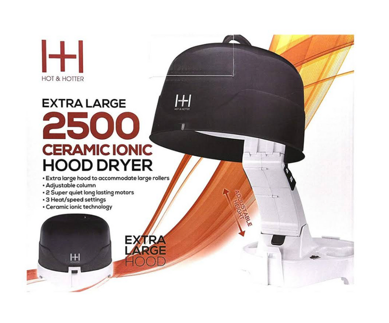 Hot & Hotter Salon Ceramic Ionic 2500 Hood Dryer