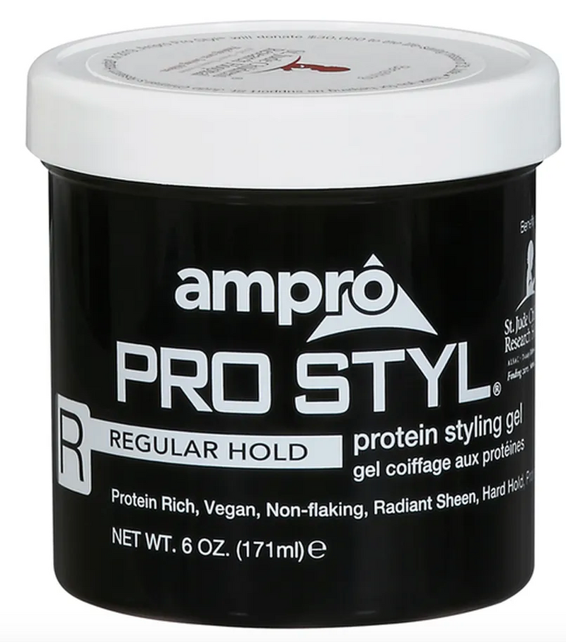 Ampro Pro Styl Regular Hold Protein Styling Gel, 6 oz.