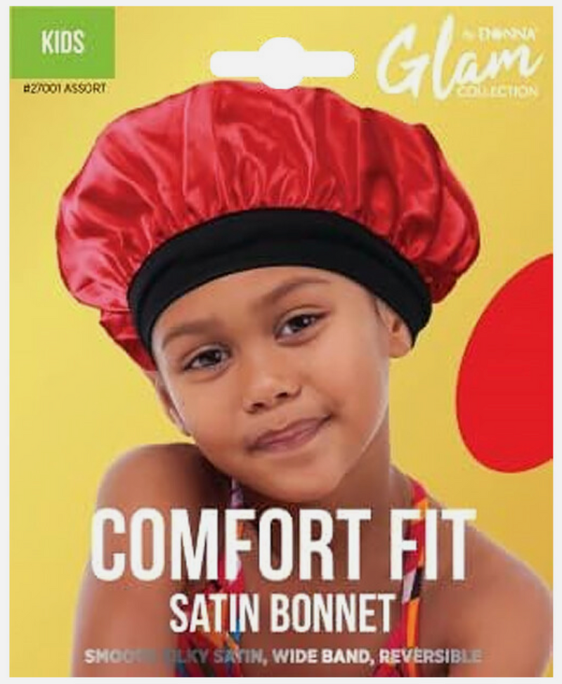 Donna Kids Comfort Fit Satin Bonnet