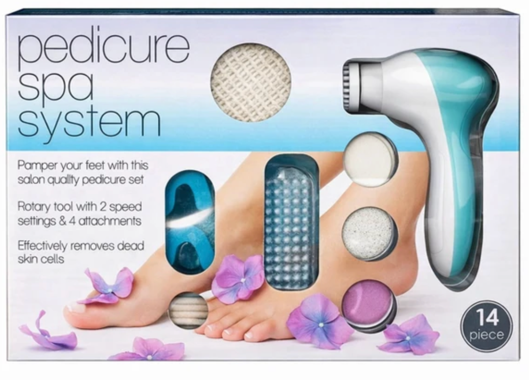 Pedicure Spa System Set with Spin Brush