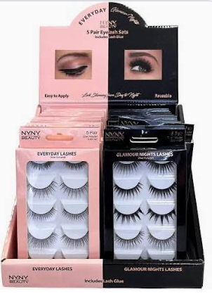NY.NY Beauty Everyday & Glamour Nights 5 Pair Eyelash Set