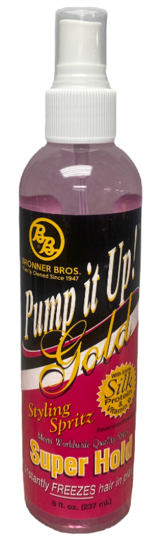 BB Pump It Up! Super Hold Gold Styling Spritz 8.5oz