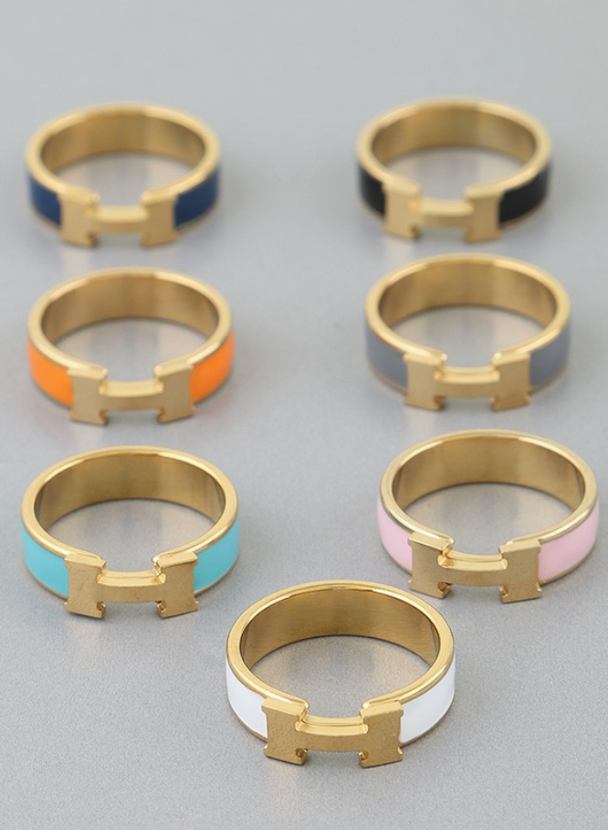 Multi Solid H Ring