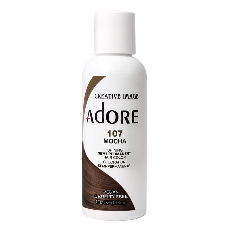Adore Semi-Permanent Hair Color #107 Mocha  – 4 oz