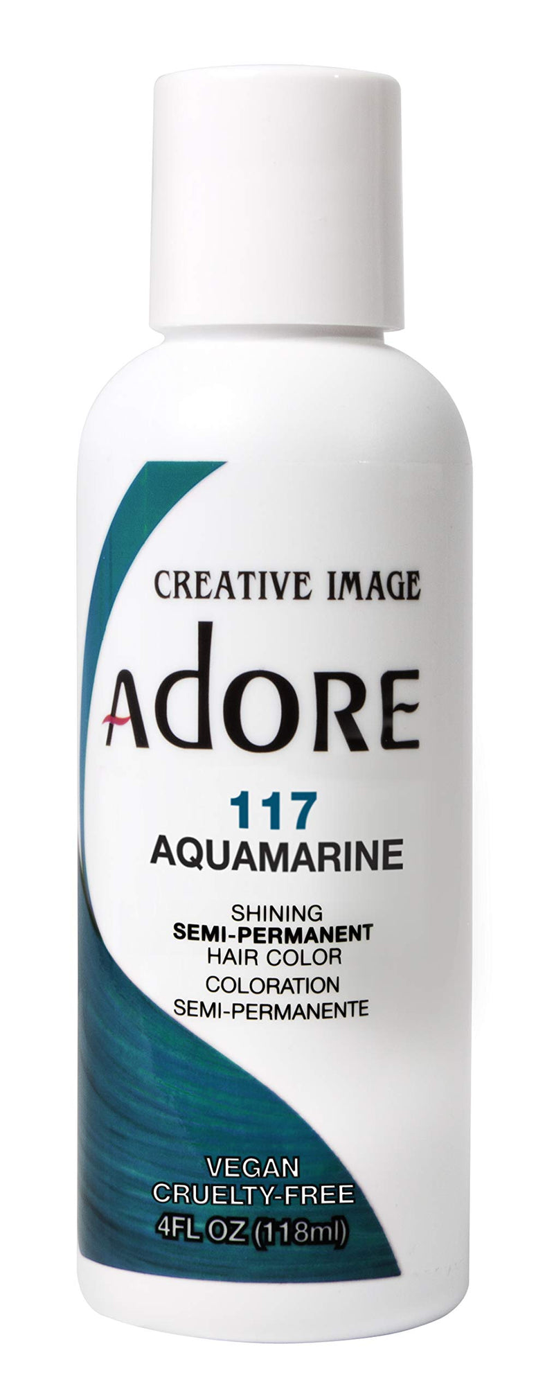 Adore Semi-Permanent Hair Color #117 Aquamarine  – 4 oz