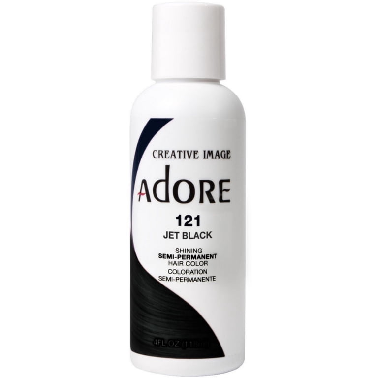 Adore Semi-Permanent Hair Color #121 Jet Black  – 4 oz