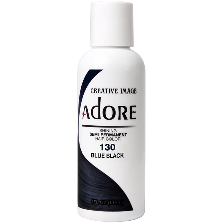 Adore Semi-Permanent Hair Color #130 Blue Black  – 4 oz