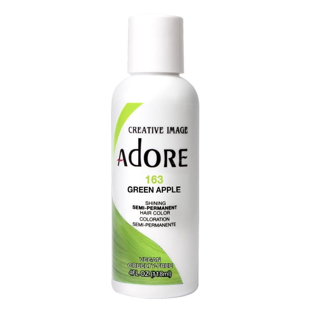 Adore Semi-Permanent Hair Color #163 Green Apple – 4 oz