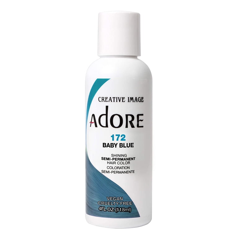 Adore Semi-Permanent Hair Color #172 Baby Blue – 4 oz
