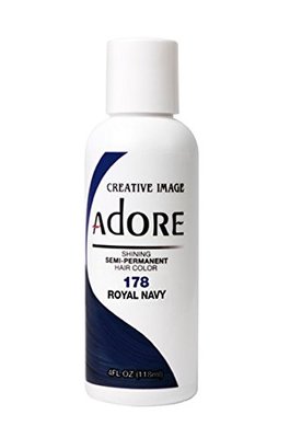 Adore Semi-Permanent Hair Color #178 Royal Navy – 4 oz