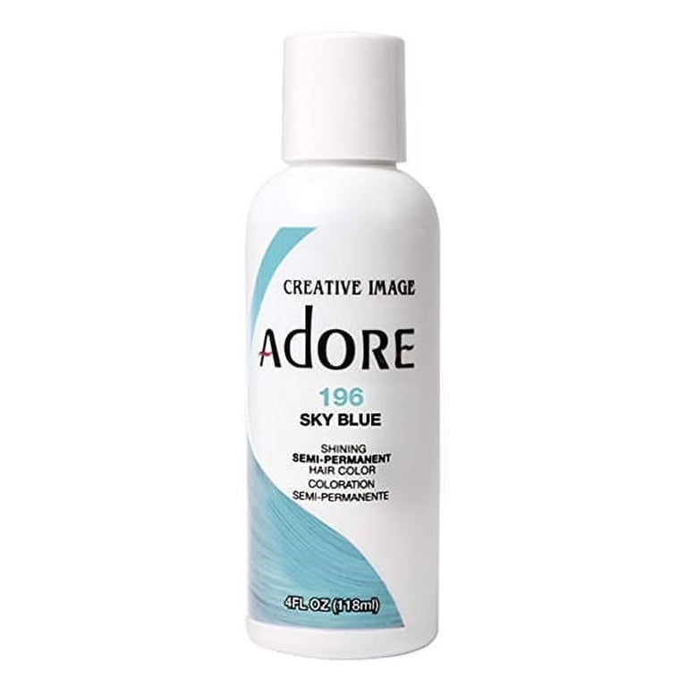 Adore Semi-Permanent Hair Color #196 Sky Blue – 4 oz