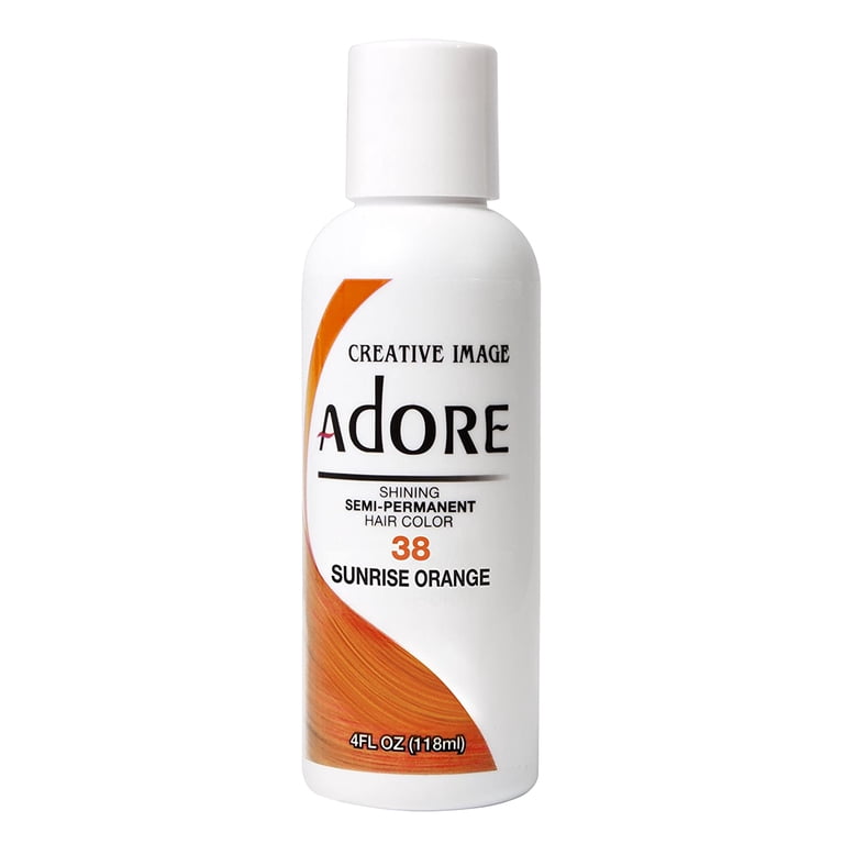 Adore Semi-Permanent Hair Color #38 Sunrise Orange – 4 oz