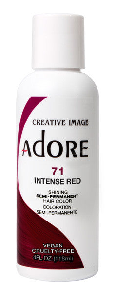 Adore Semi-Permanent Hair Color #71 Intense Red – 4 oz