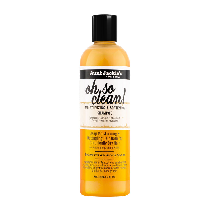 Aunt Jackies OH SO Clean Soften Shampoo 12Oz