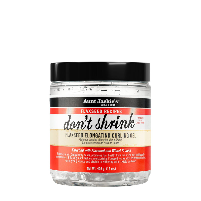 Aunt Jackie's Don't Shrink Flaxseed Elongating Curling Gel 15Oz