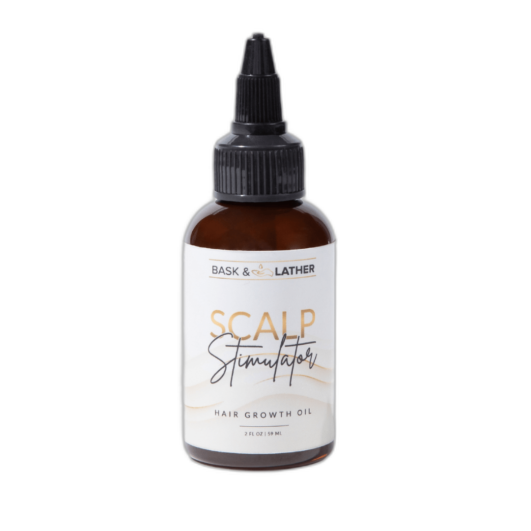 BASK&LATHER SCALP STIMULATOR GROWTH OIL 2oz