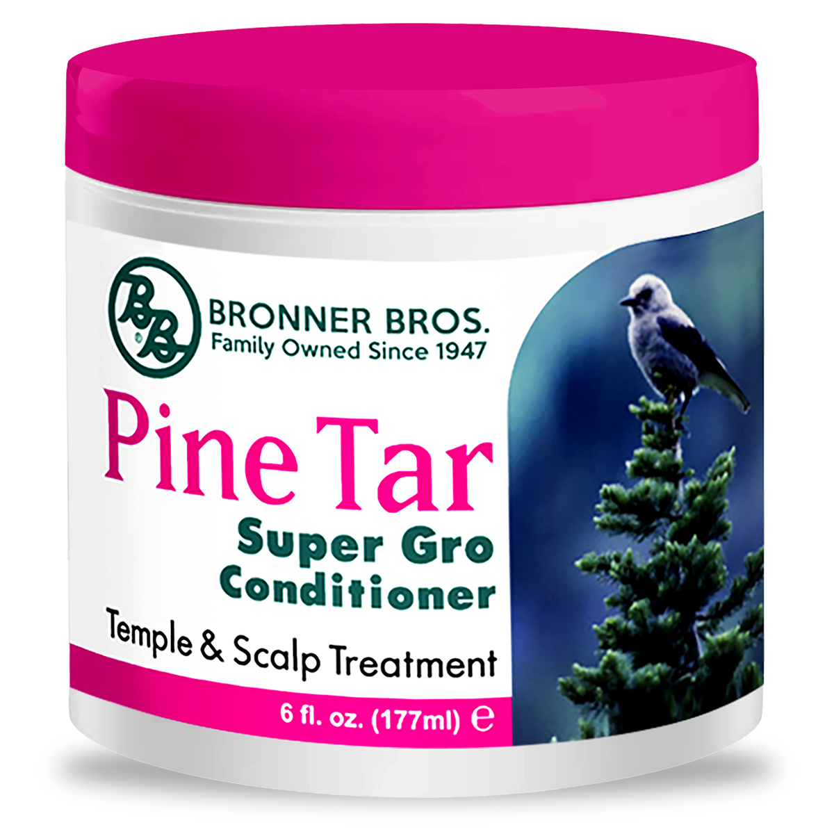 BRONNER BRO PINE TAR SUPER GRO CONDITIONER 6 OZ
