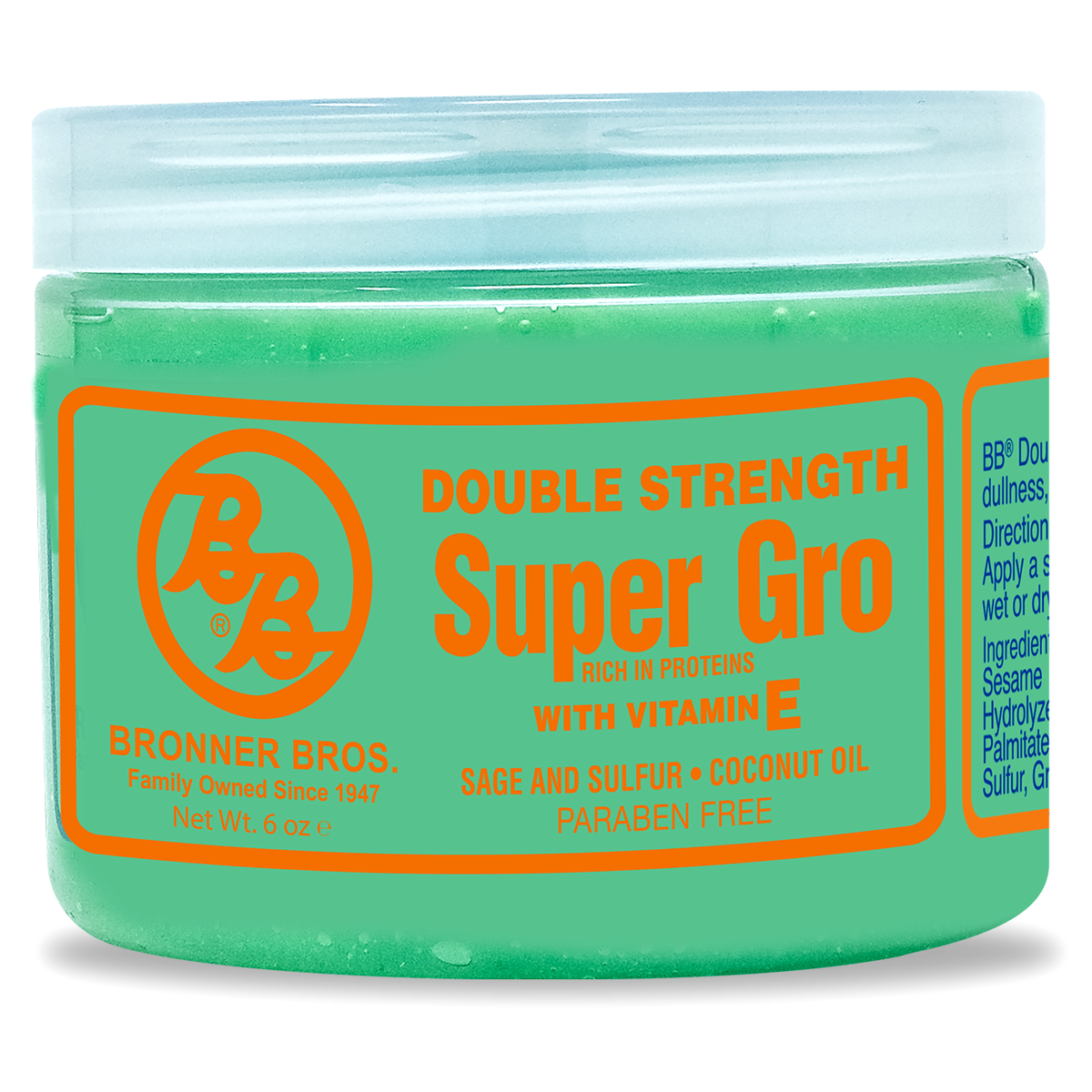 BRONNER BRO SUPER GRO REGULAR 6 OZ