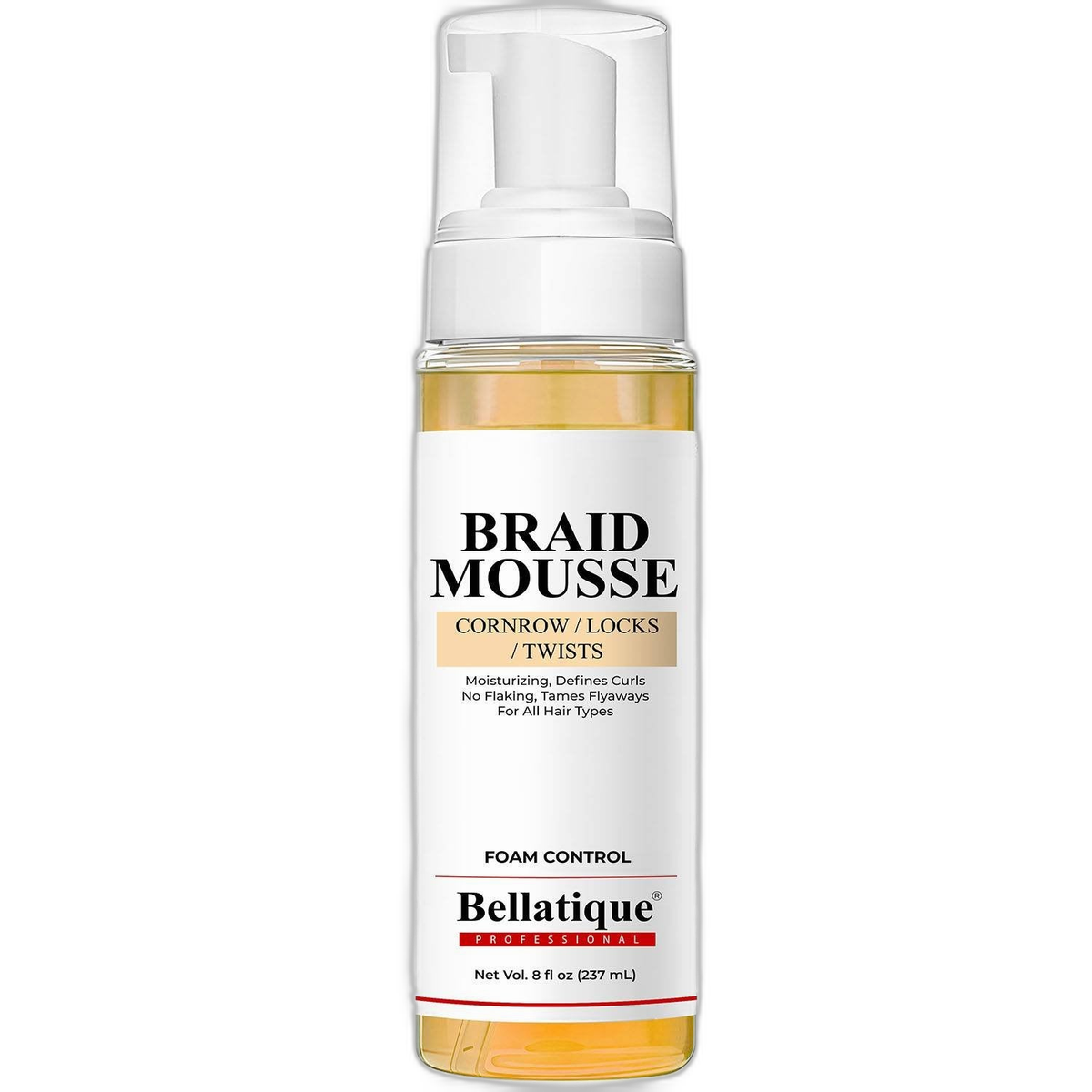 BELLATIQUE BRAID MOUSSE 8 OZ