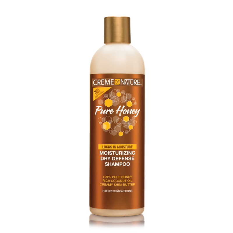 Cream Of Nature Pure Honey Hydrate Dry Defense Shampoo 12oz