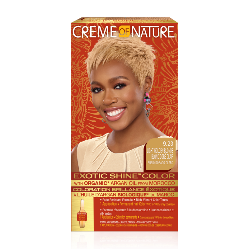 Creme Of Nature Color #9.23 Light Golden Blond Exotic Shine