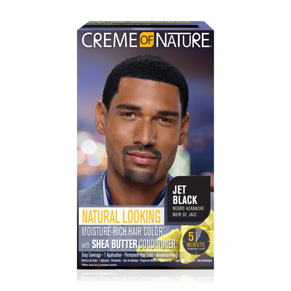 Creme of Nature Moisture Rich Liquid Hair Color for Men #3 Jet Black