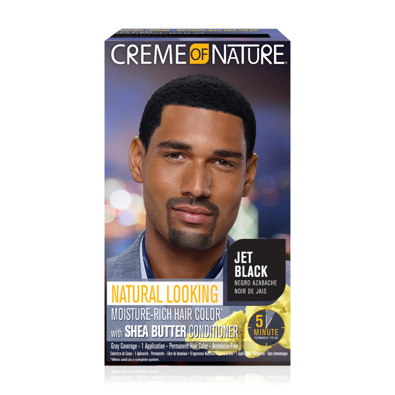 Creme of Nature Moisture Rich Liquid Hair Color for Men #3 Jet Black