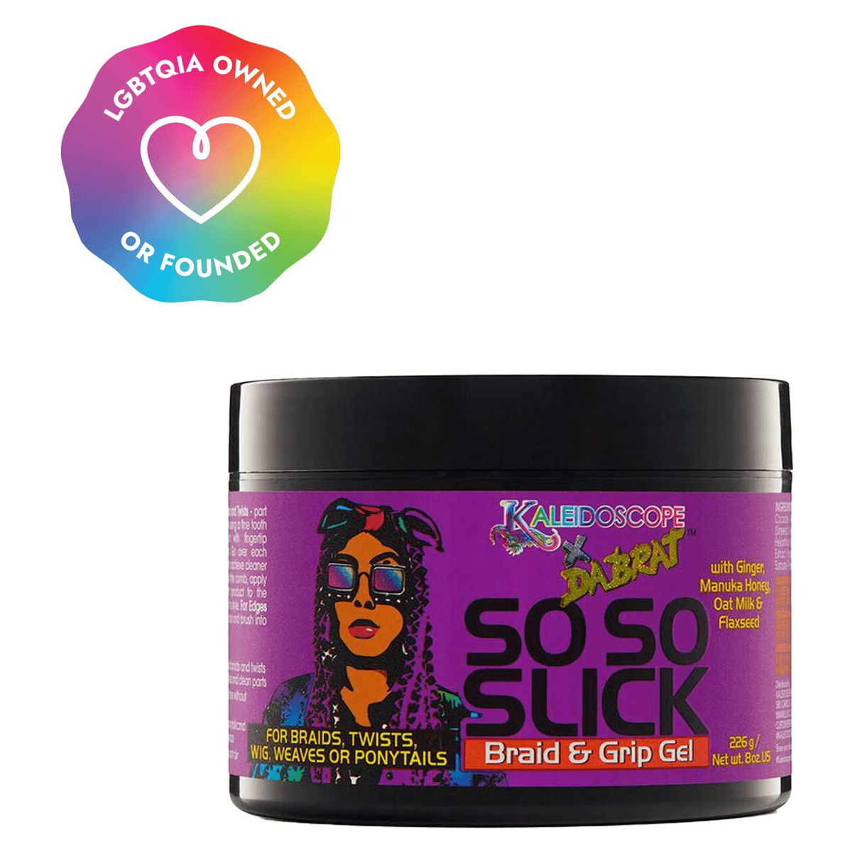 DA BRAT SO SO SLICK BRAID/GRIP GEL 8oz