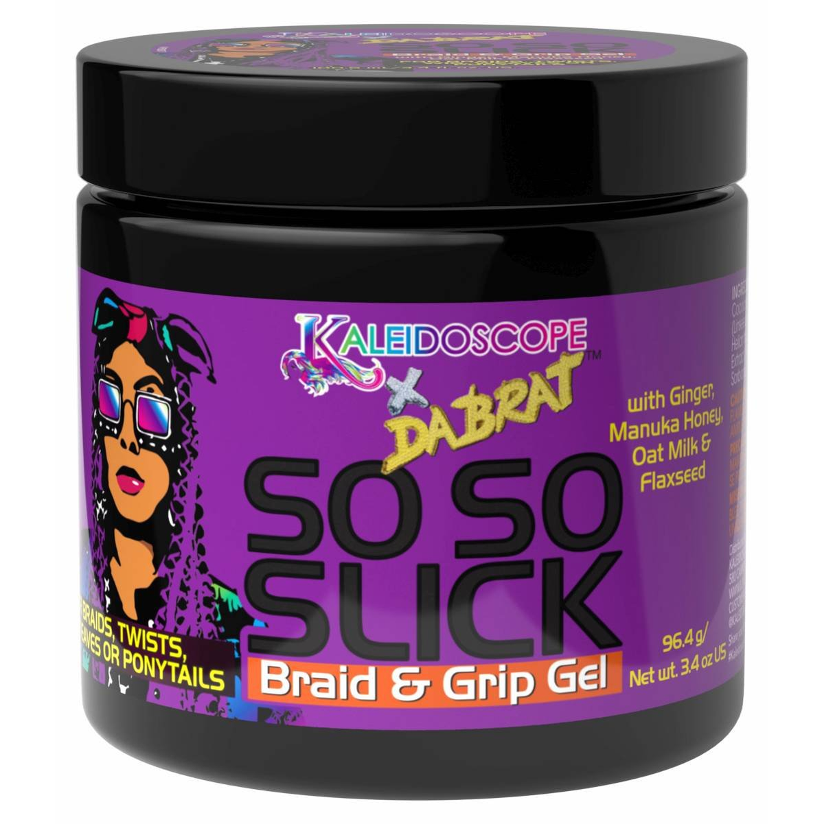 DA BRAT SO SO SLICK BRAID/GRIP GEL 3.4oz Mini