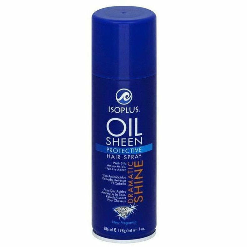 Isoplus Oil Sheen Dramatic Shine Hair Spray, 7 Oz.