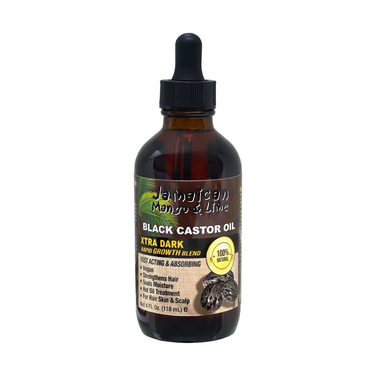 JAMAICAN MANGO & LIME Black Castor Oil - XTRA Dark