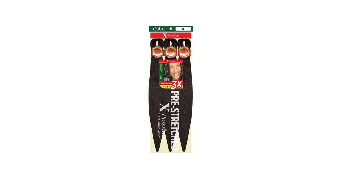 OUTRE X-PRESSION PRE-STRETCHED BRAID 3X 52" #2T1B130