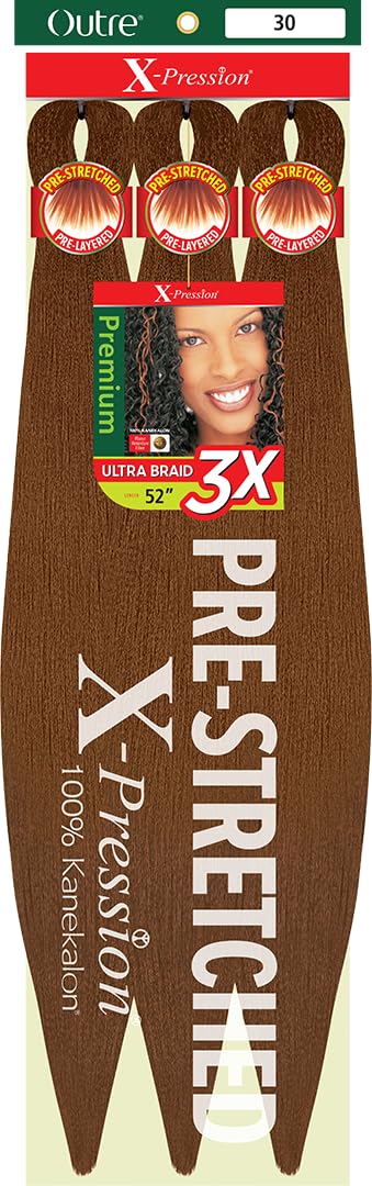 OUTRE X-PRESSION PRE-STRETCHED BRAID 3X 52" #30