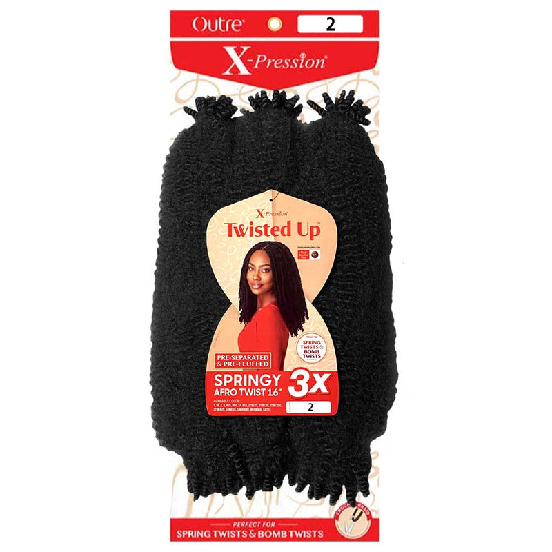 OUTRE XPRESSION TWISTED UP SPRINGY AFRO TWIST 16" #2