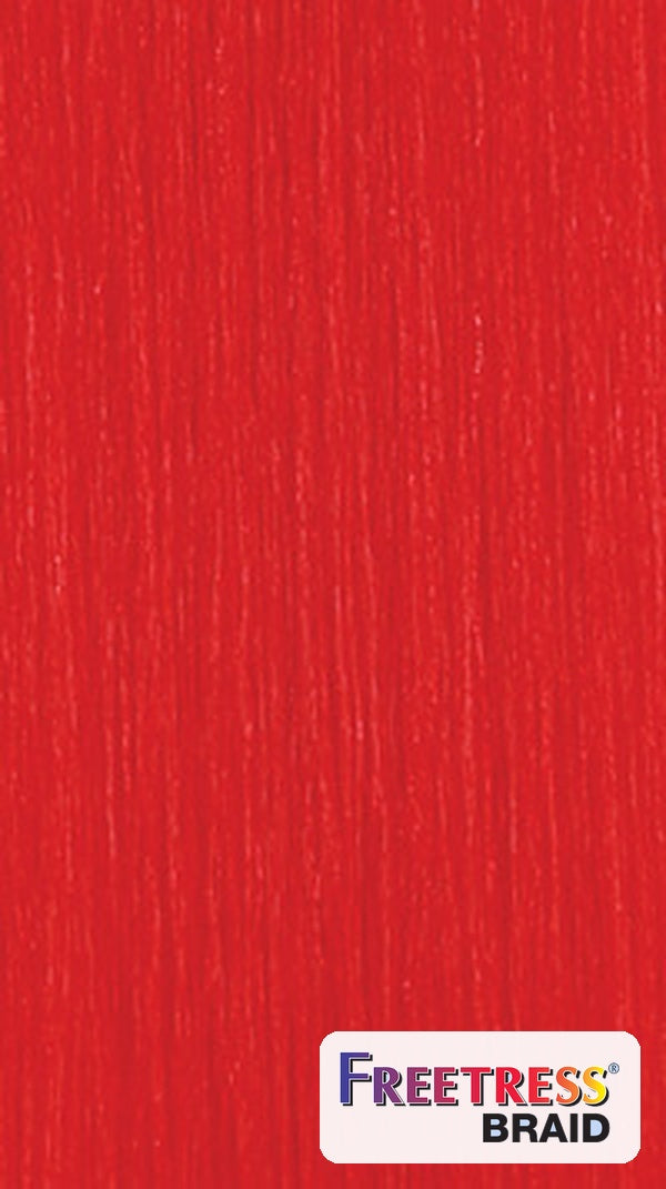 Shake N Go FreeTress Braids 301 Pre-Stretched 3X Braid Red (48")