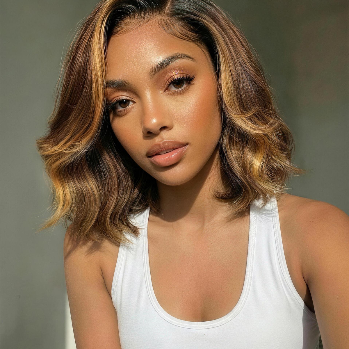 Bob Wig 16 inch Lace Front 100% Virgin Burmese Human Hair.
