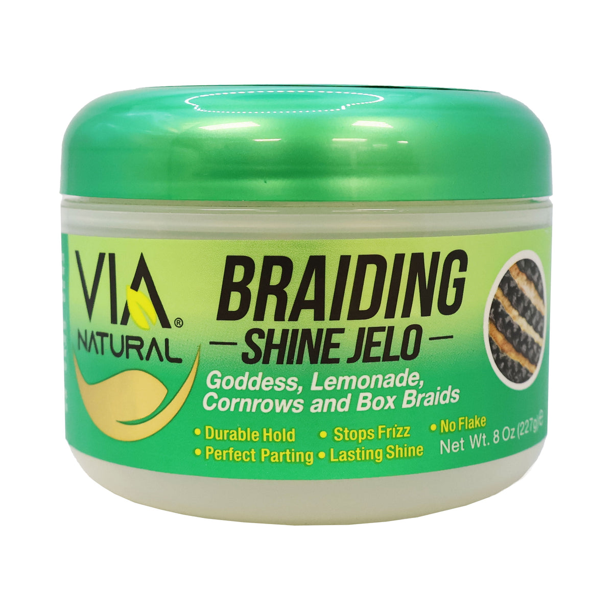 VIA BRAIDING SHINE JELO XTRA 8OZ