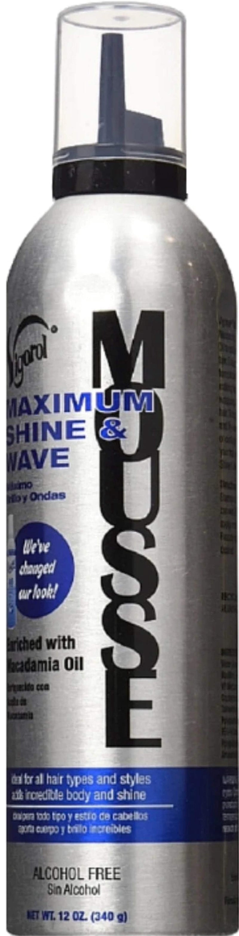 Vigorol Max Shine Mousse 12oz